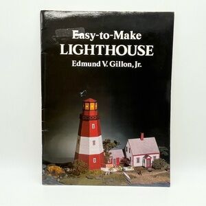 Easy to Make Lighthouse by Edmund V. Gillon Paperback Paper Model Craft Book